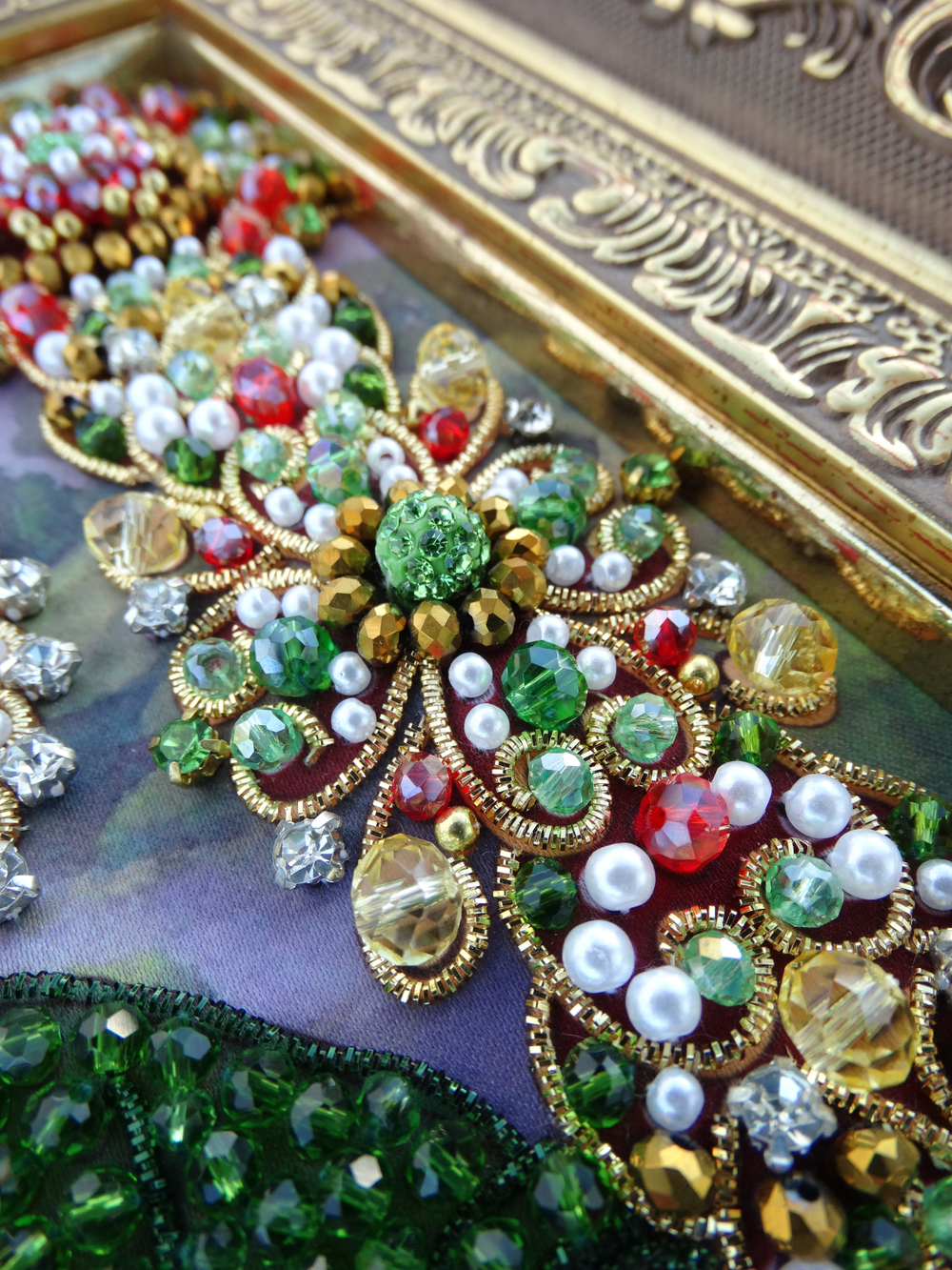 Ии-72 Набор для вышивания хрустальными камнями Святая Зинаида