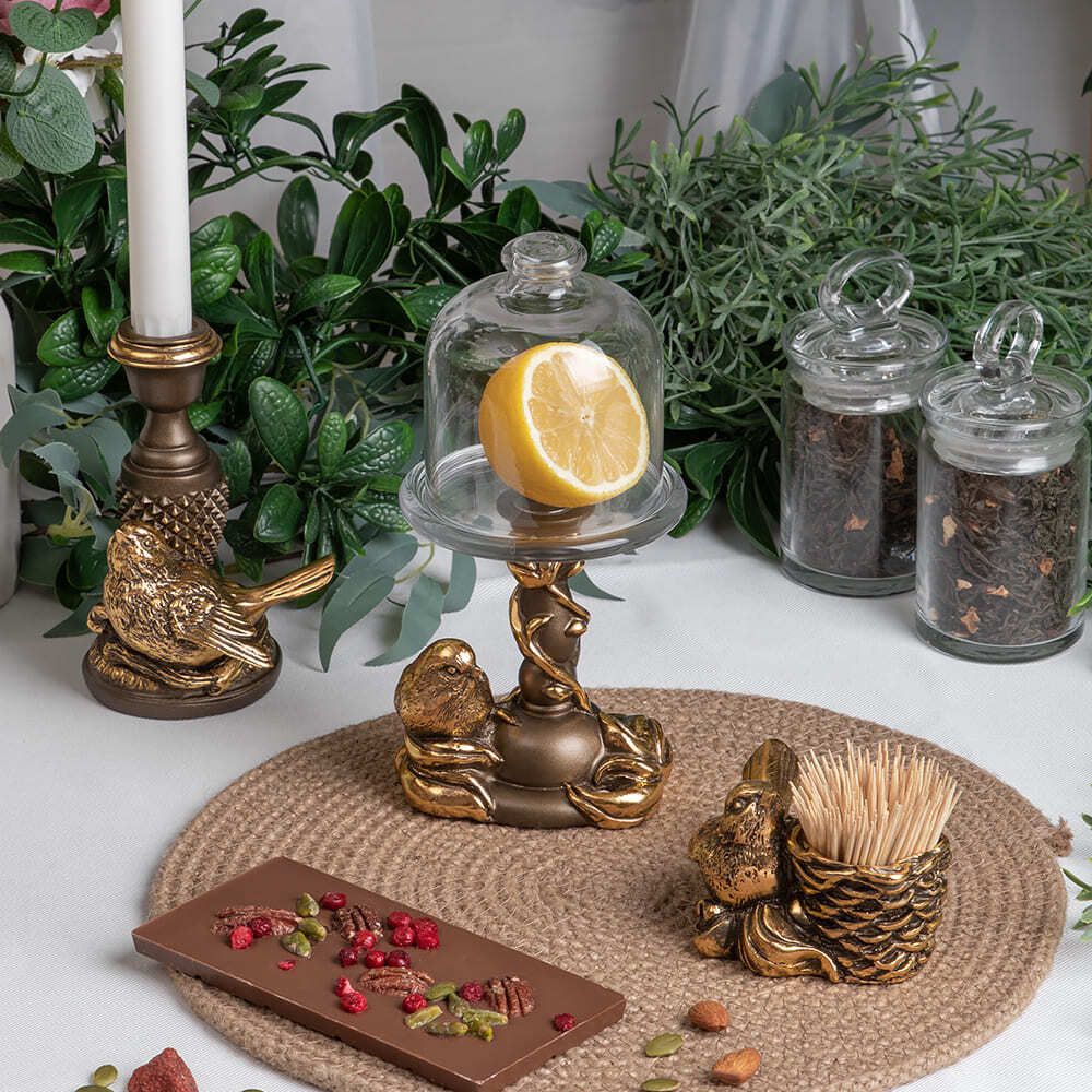 Сувенир Лимонница Зарничка Лайм Бронза