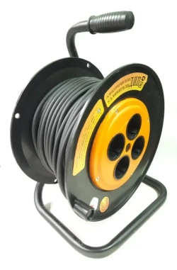 Удлинитель 50м на катушке 4 розетки ПВС 2*1,5