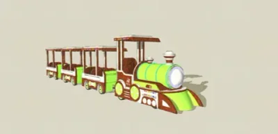 Паровозик парковый 2