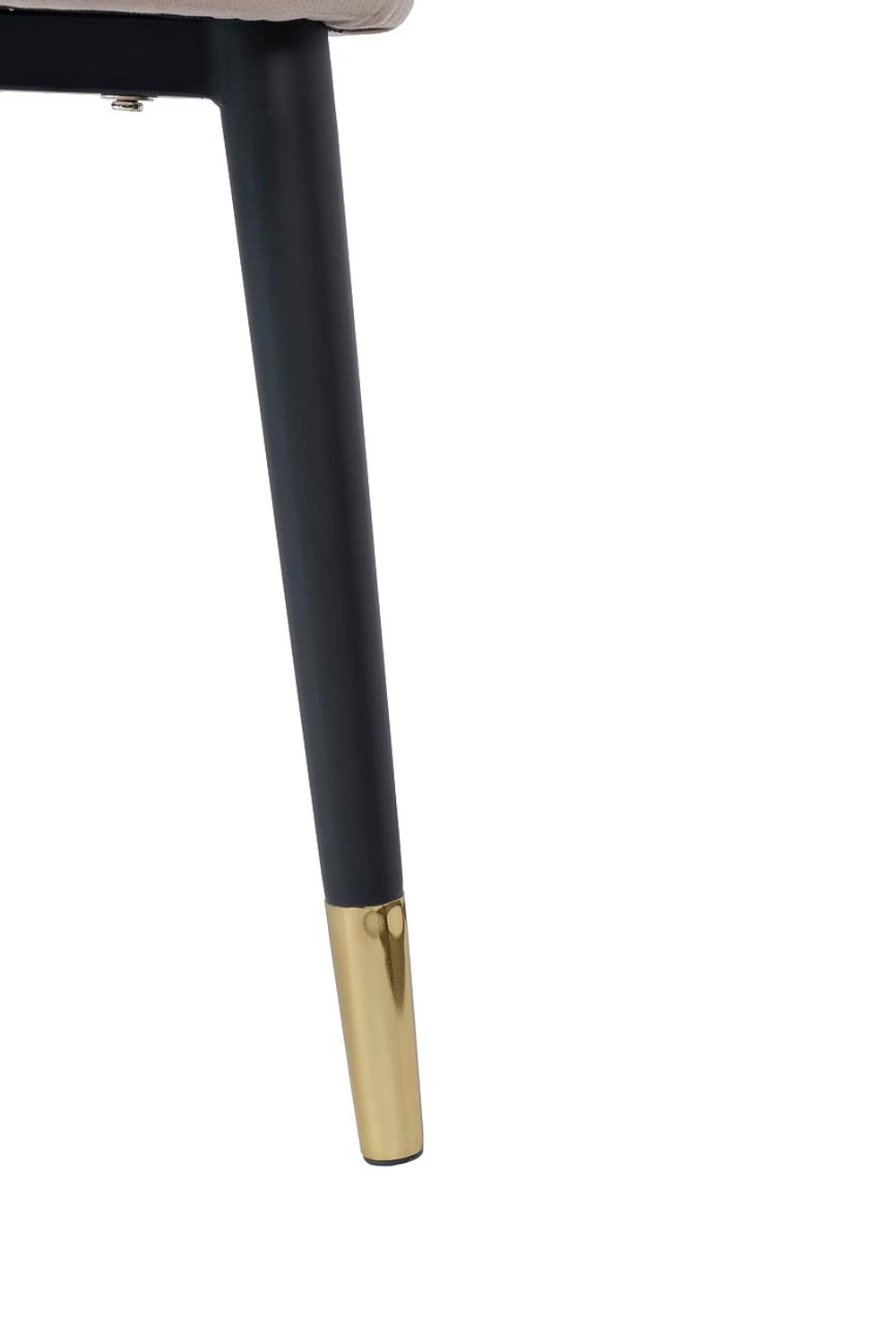 Стул велюровый Garda Decor серо-бежевый 30C-1228F BG