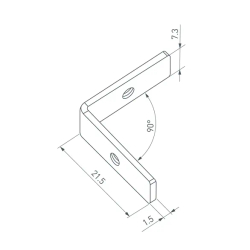 Соединитель профиля FANTOM-W23-L90 Set (Arlight, Металл) 048905