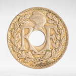France, 10 Centimes 1925, VF