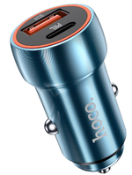 Автомобильное зарядное устройство HOCO Z46A PD20W+QC3.0 3A Type-C+USB Sapphire Blue