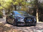 Карбоновые канарды переднего бампера  для AUDI A3 S LINE & S3 2017-2020 Sedan Ауди седан