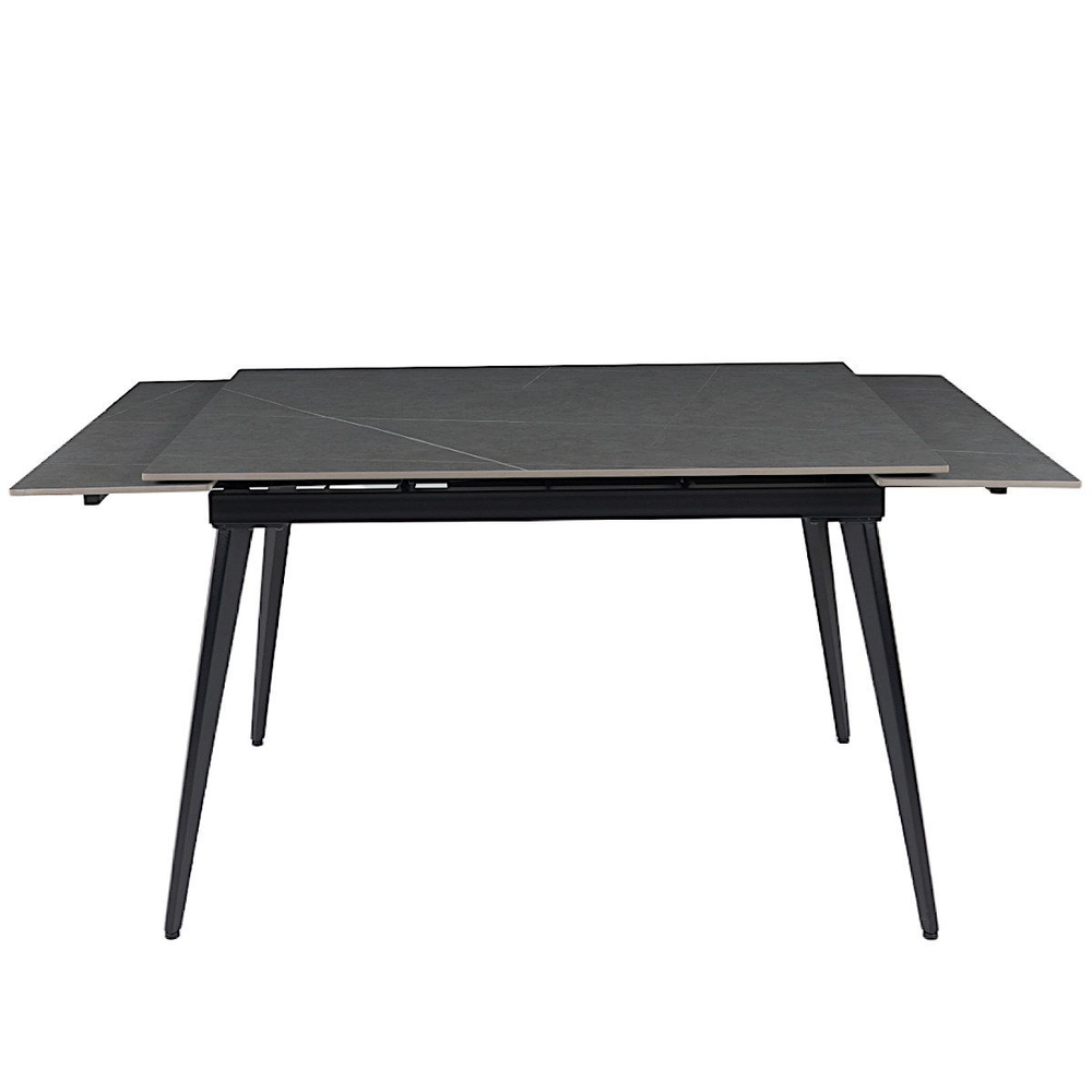 Стол керамический LA ALTA DENVER ARMANI GRAY 120, каркас черный