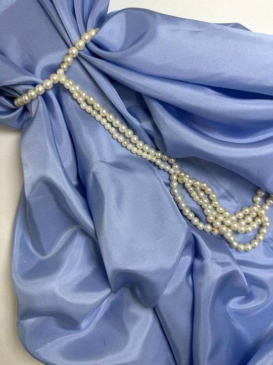 Подклад вискоза голубой светлый, гладк однотон NB