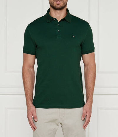 Поло 1985 Tommy Hilfiger - темно-зеленый (MW0MW17771)