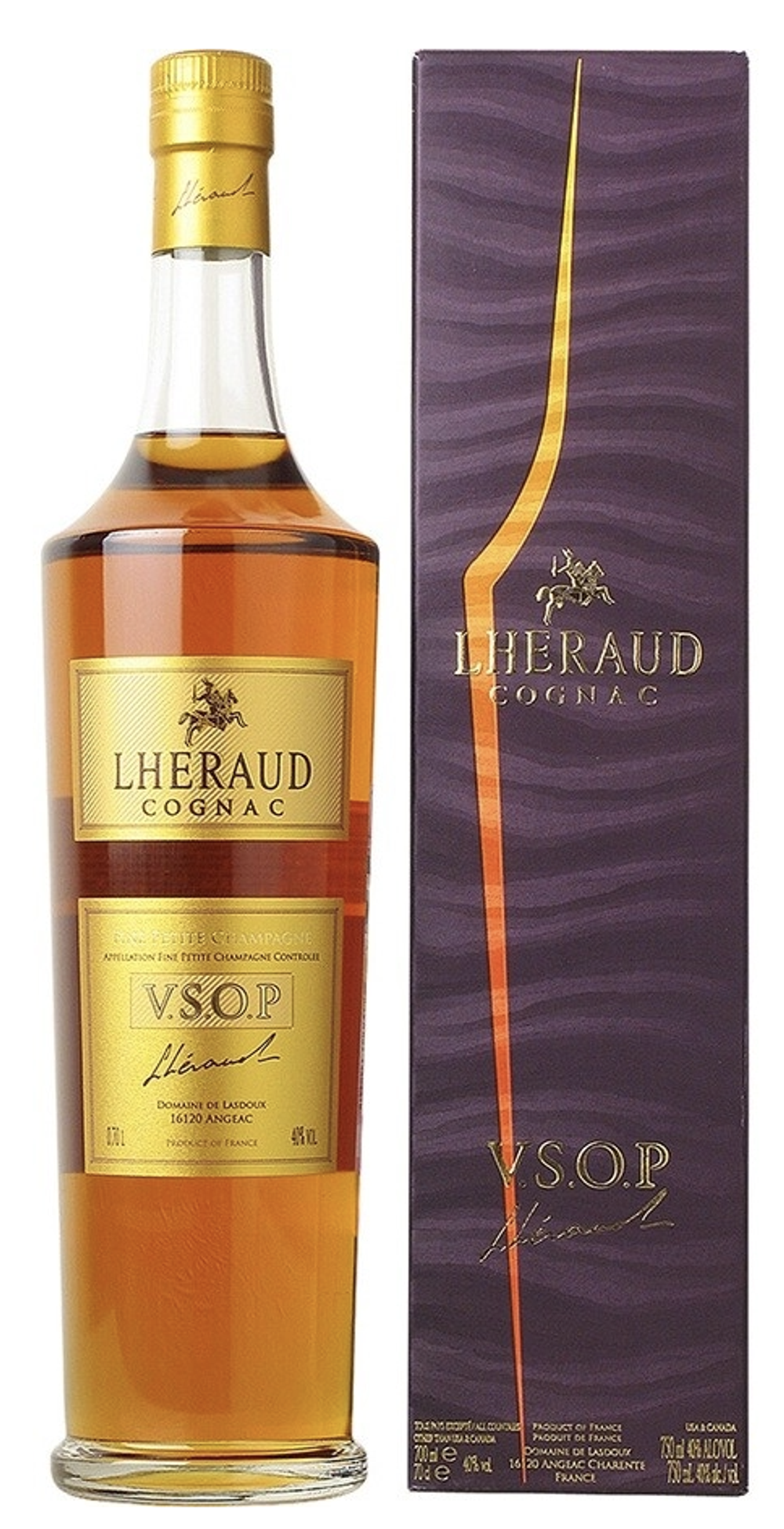 Коньяк Lheraud Cognac VSOP, 0.7 л