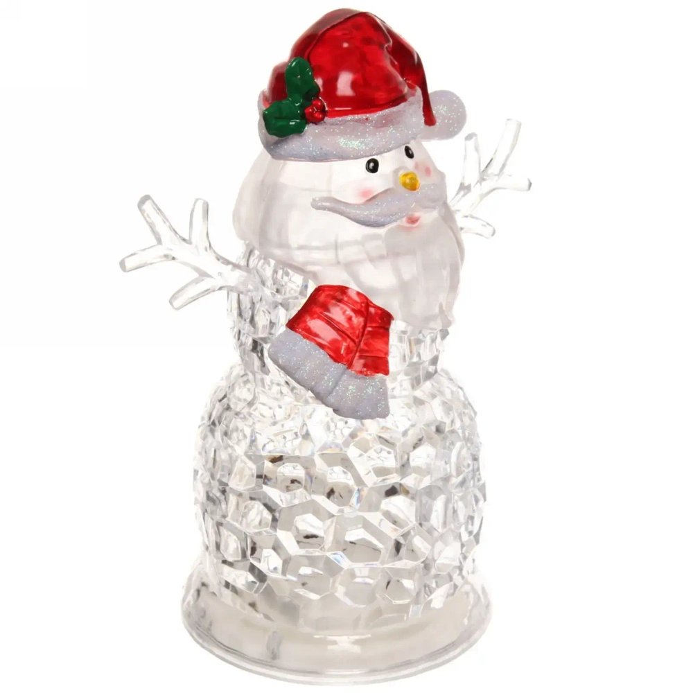 Сувенир с подсветкой «Дед Мороз с веточками» 17*11,8*23 см