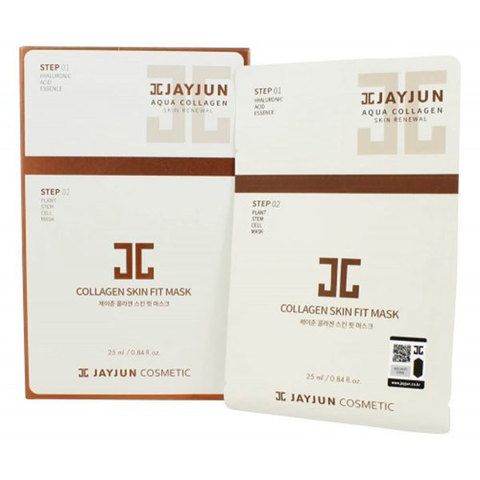 JayJun Collagen Skin Fit Mask,Экспресс-набор для упругости кожи 10шт