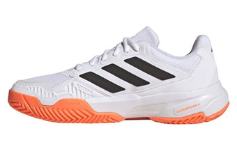 Мужские кроссовки теннисные Adidas CourtJam Control 3 M - cloud white/core black/lucid orange
