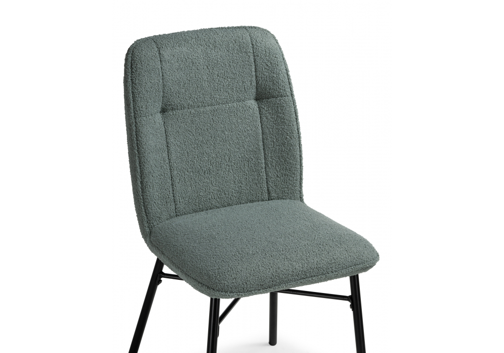 Стул на металлокаркасе Woodville Denis oliva, black