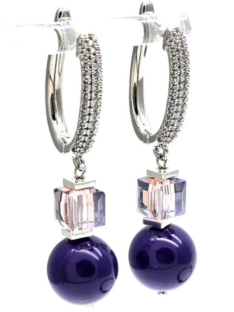 91003001 Серьги Selena Pearls