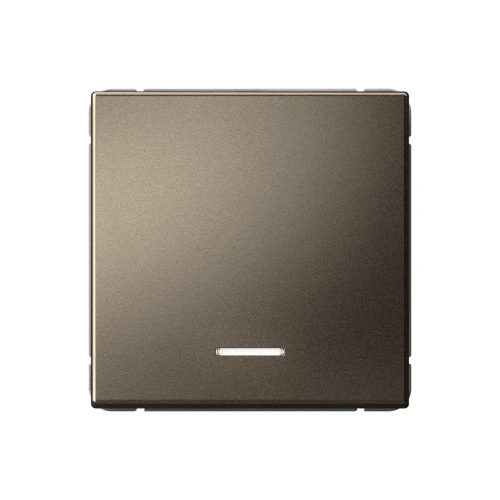 ARTGALLERY 1-клавишный ВЫКЛЮЧАТЕЛЬ с подсветкой, 10АХ, механизм, быстрозажим. клем., МОККО