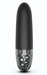 Черный вибратор с электростимуляцией Sleak Freak - 14 см. (Цвет: черный)