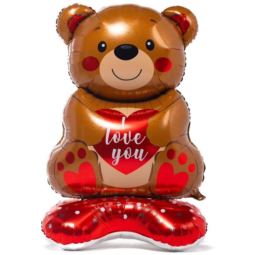 Фигура AIR Мишка с сердцем ILY 58&#39;&#39; ВЗ