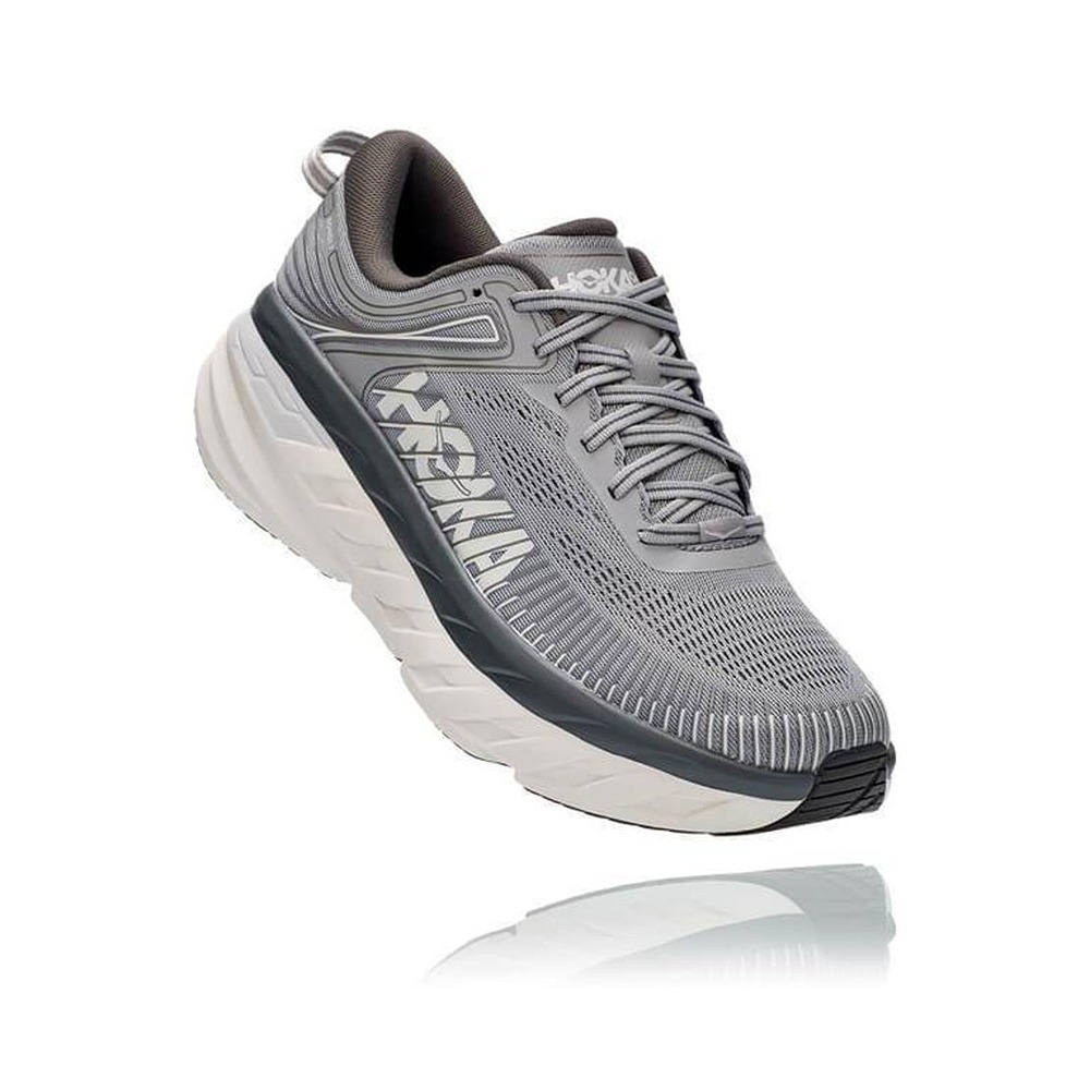 Кроссовки мужские HOKA M BONDI 7 Wild Dove / Dark Shadow Grey