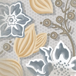 ДЕКОР FLORE GRIS 20X20 ОТ VIVES