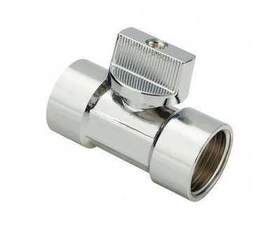 Кран шаровый "мини" 1/2", (внутренняя-внутренняя, г/г) хром, AQUALINK 1320