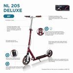 Самокат Globber NL 205 Deluxe синий