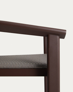 Уличный барный стул Erice из алюминия и веревки коричневого цвета, 75 см