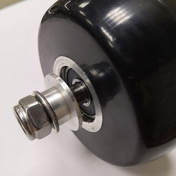 Колесо для лыжероллеров 70х40 мм "2" заднее в сборе, резина