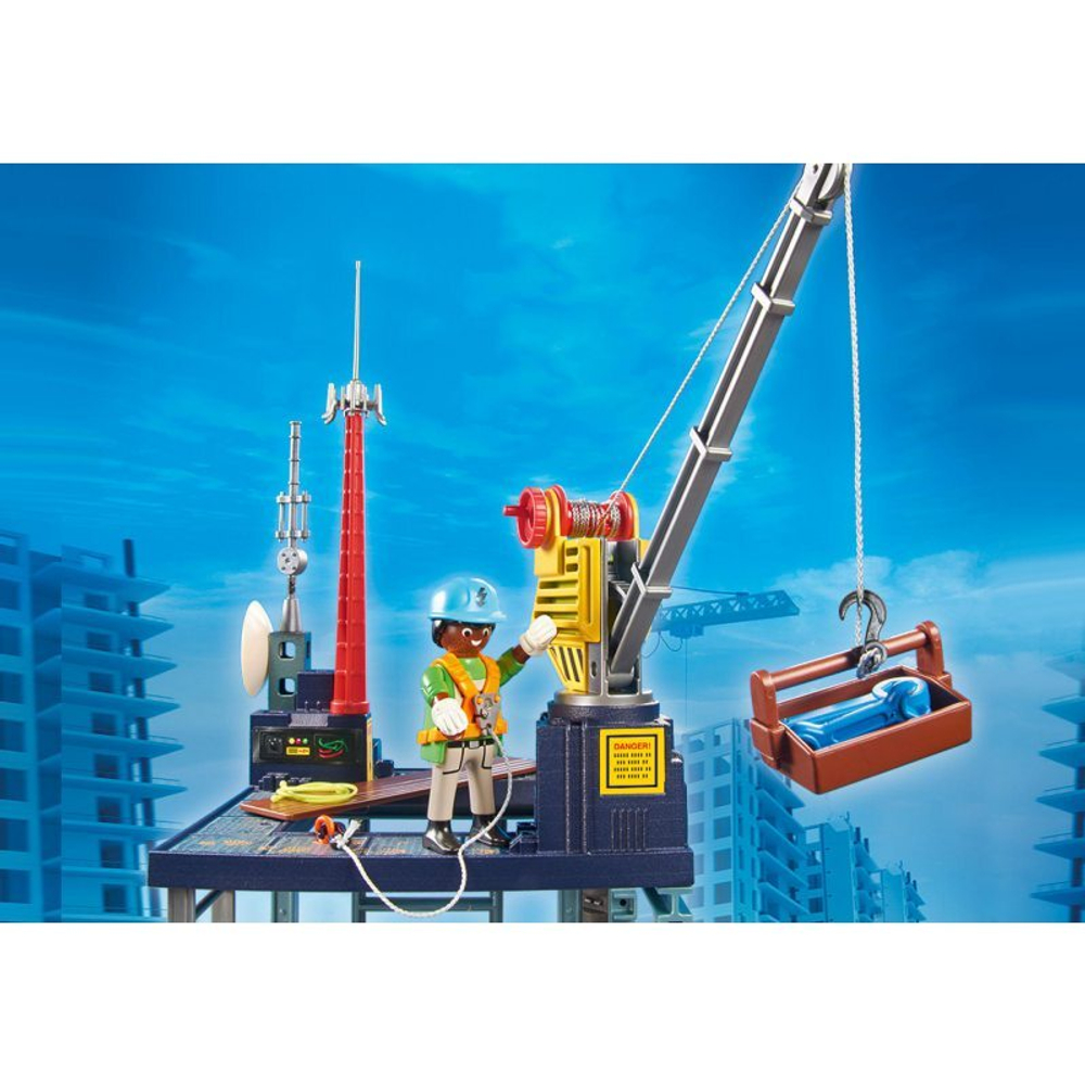 Playmobil - Starter Pack Строительная площадка с тросовой лебедкой 70816