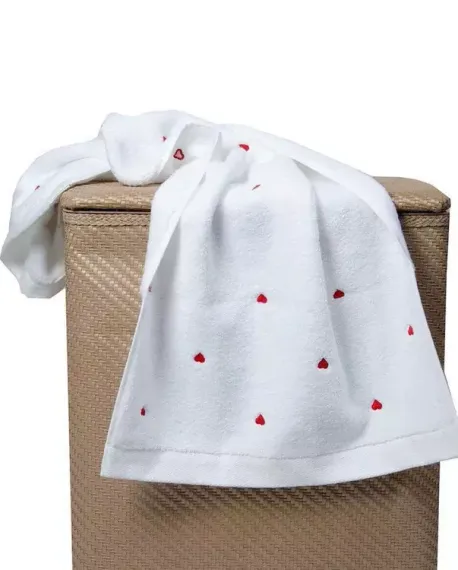 Набор полотенец  SOFT HEARTS красные 2пр 50х100 Maison Dor Турция