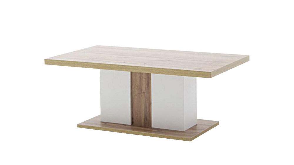 Журнальный столик Лия Белый 101/ Дуб золотой крафт 003 115*65*46 см, белый 101/дуб золотой крафт 003   Фиеста