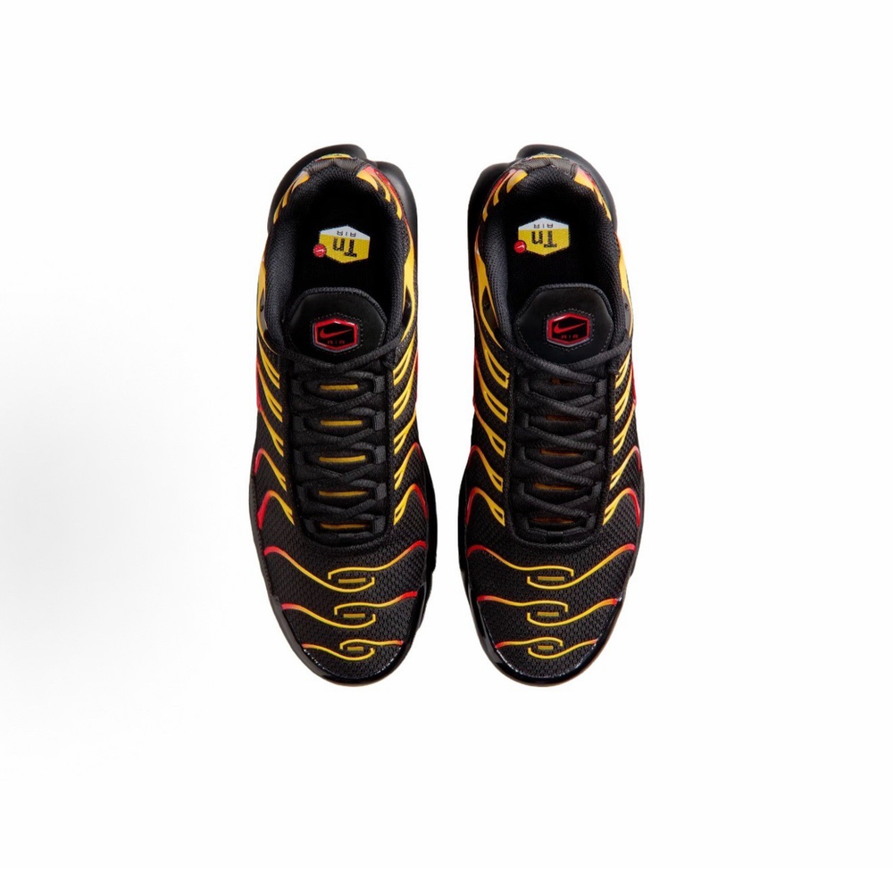 Nike Air Max Plus Black University Red Gold