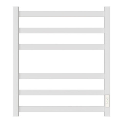 Полотенцесушитель электрический Point Меркурий PN83856W П6 500x600, диммер справа, белый