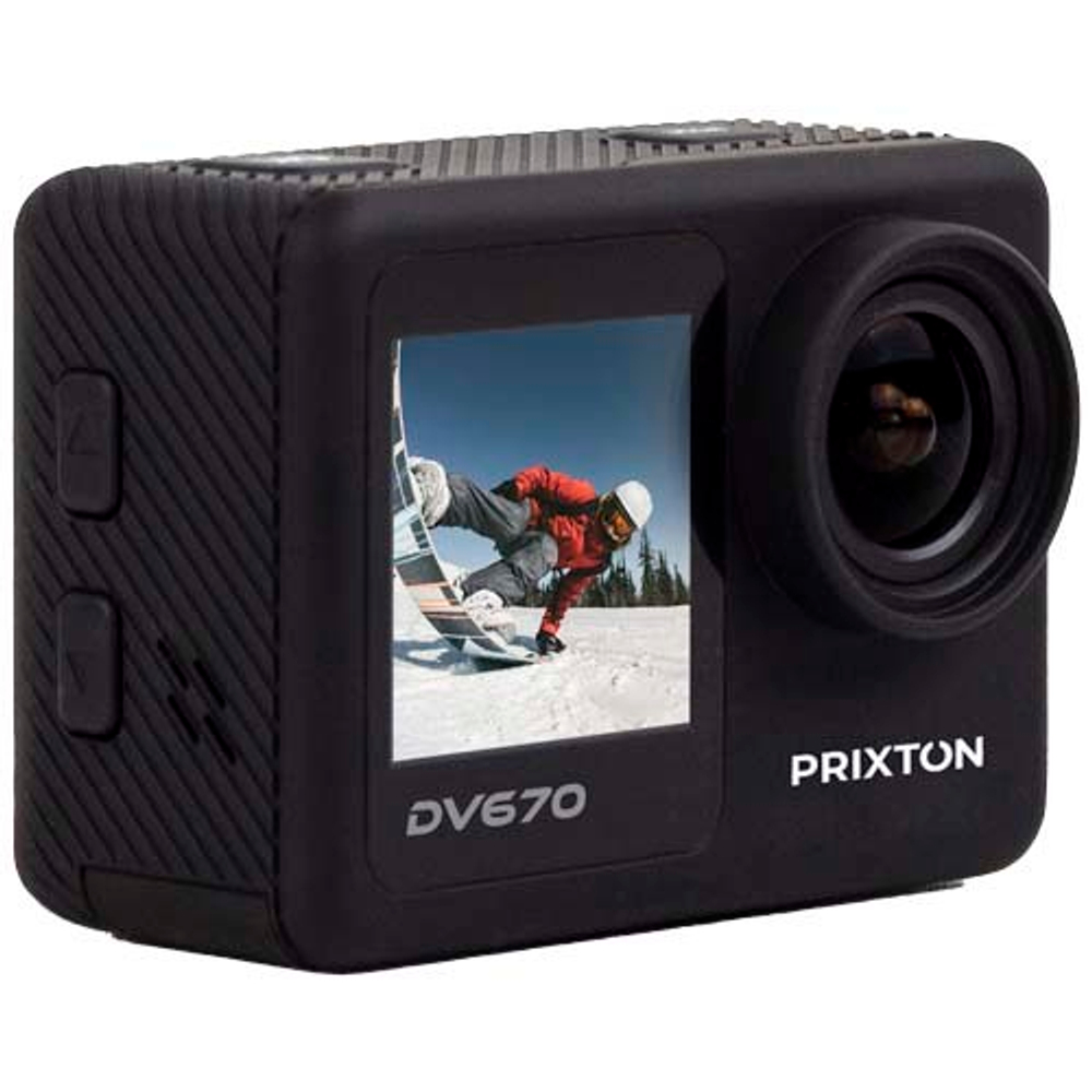 Prixton DV670 экшн-камера 4K с двумя экранами