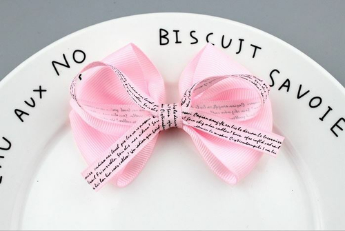 Sale! Зажим для волос "Бантик", 9,5*6,5 см. Цвет Нежно-розовый, 1 шт.