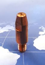 340P083069 Наконечник контактный CuCrZr Ø0.8 мм., M6x28,0 мм., для сварочных горелок MIG/MAG TBi