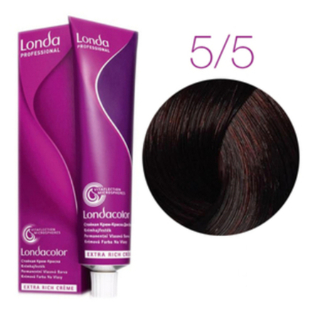 Londa Color стойкая крем-краска, 5/5 светлый шатен красный micro reds, 60мл