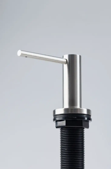 Диспенсер кухонный встраиваемый для моющего средства матовый хром