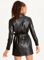 Женское платье DKNY Faux Leather