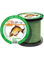 Поводочный материал CARP AGEx3 Ил/Глина 1500m 9,2kg/20,3lb