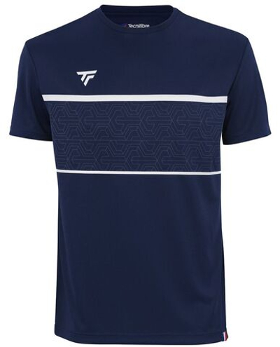 Детская теннисная футболка Tecnifibre Team Tech Tee - Blue