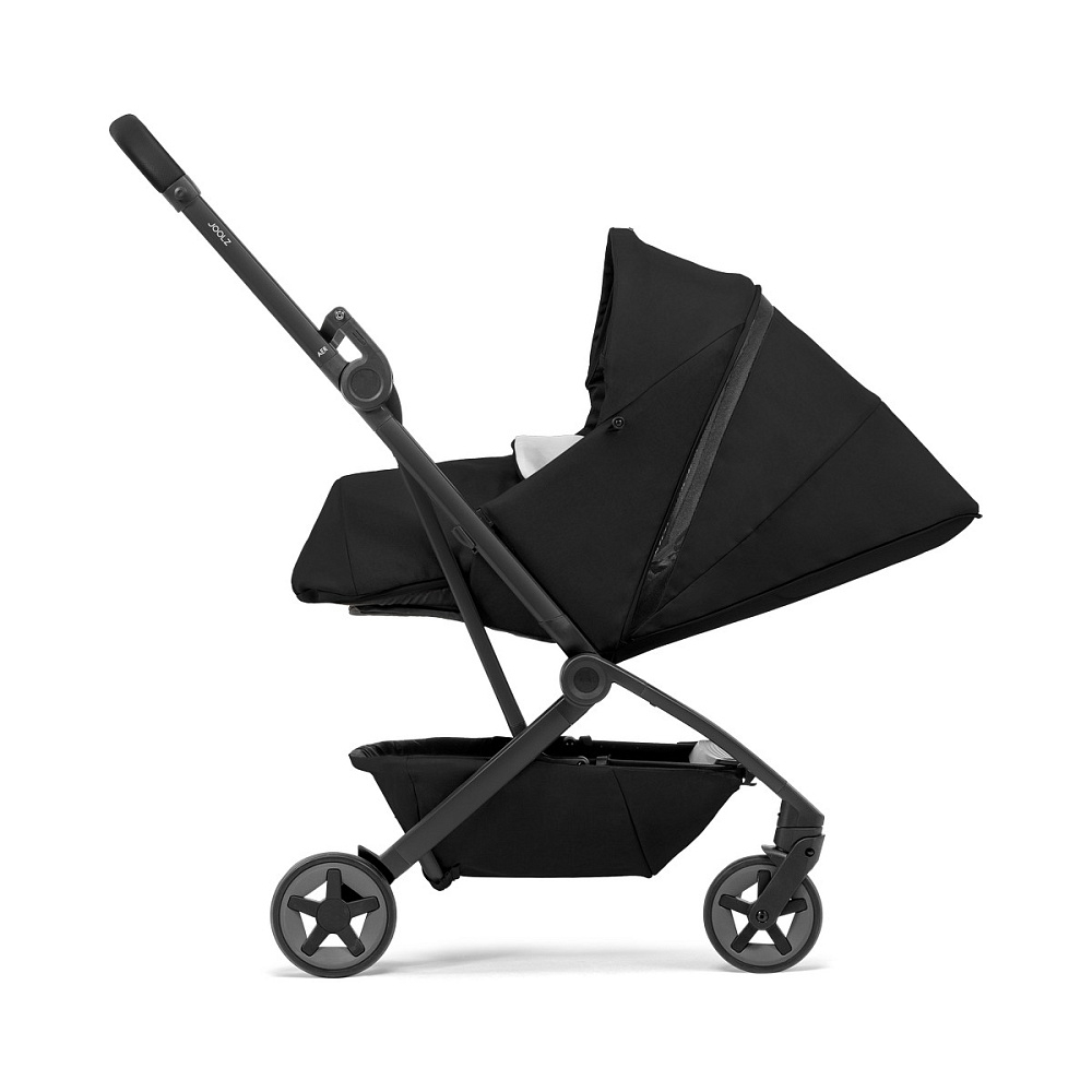 Детская прогулочная коляска Joolz Aer 2 с бампером и реверсивным блоком Space Black