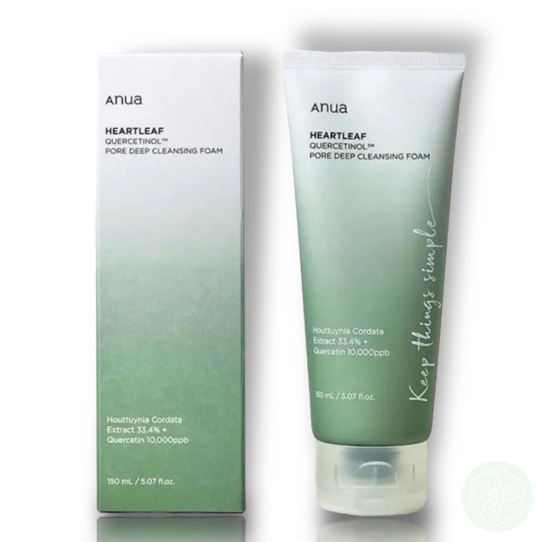 Пенка-скраб ANUA Heartleaf Quercetinol Pore Deep Cleansing Foam 150 мл