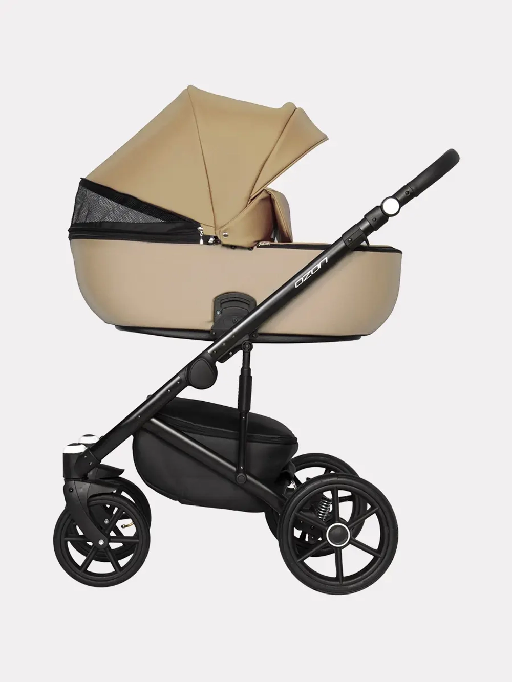 Коляска 2 в 1 Riko Basic Ozon 03 бежевый