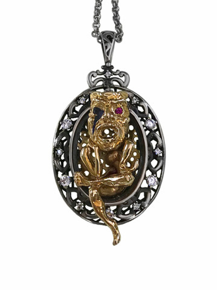 Подвеска с рубином