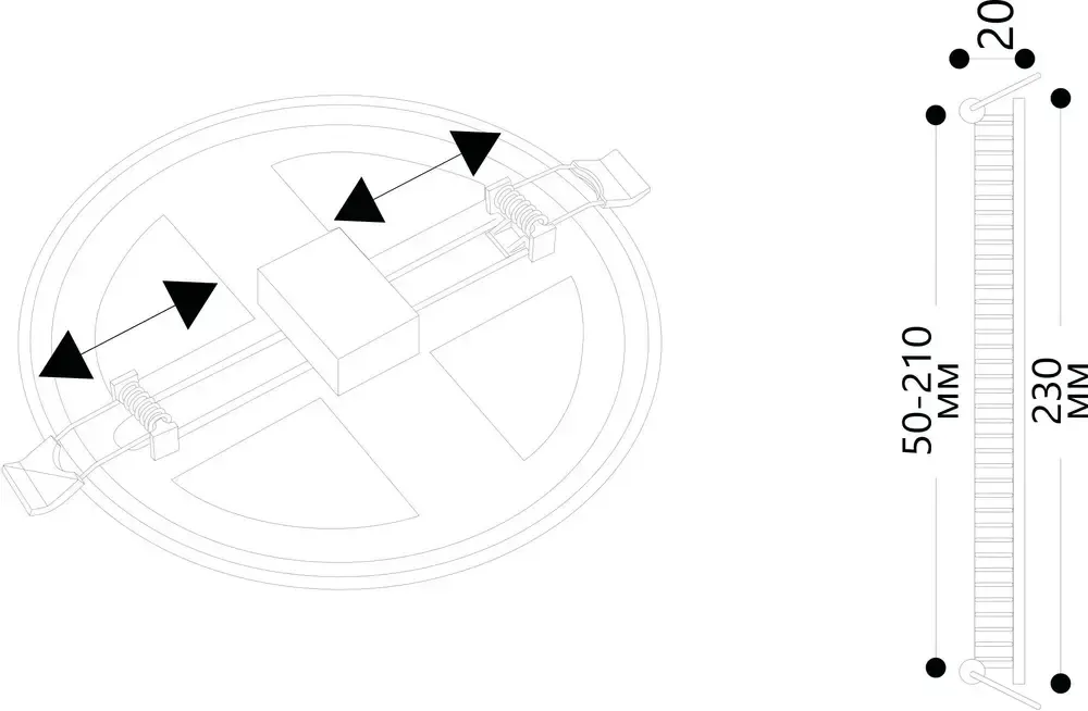 Встраиваемый светильник Arte Lamp