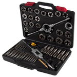 МАСТАК (351-00051CP) Набор метчиков и плашек SK-5 M6-M24, кейс, 51 предмет, в комплекте набор пассатижей