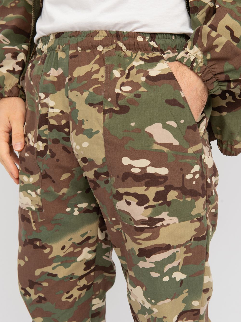 Брюки летние Стрелок ткань Смесовая (Сорочка) цвет Мультикам