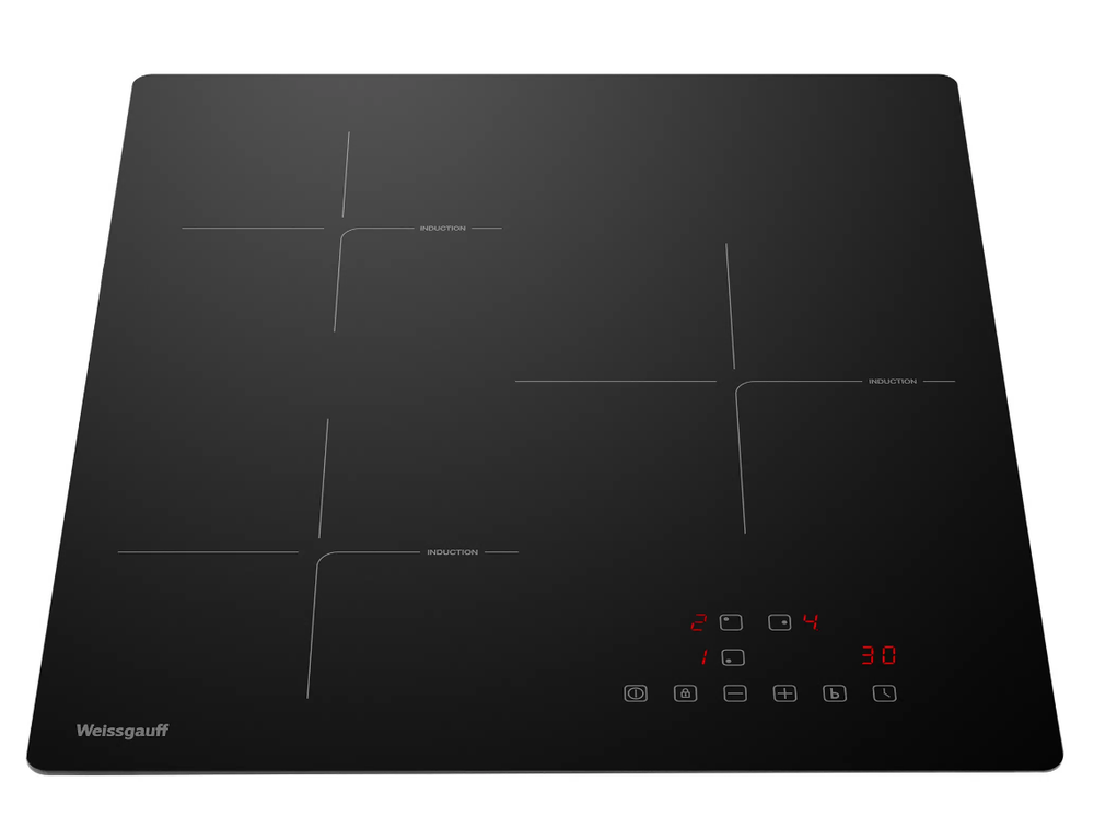 Встраиваемая индукционная панель Weissgauff HI 430 BA Cross (q)