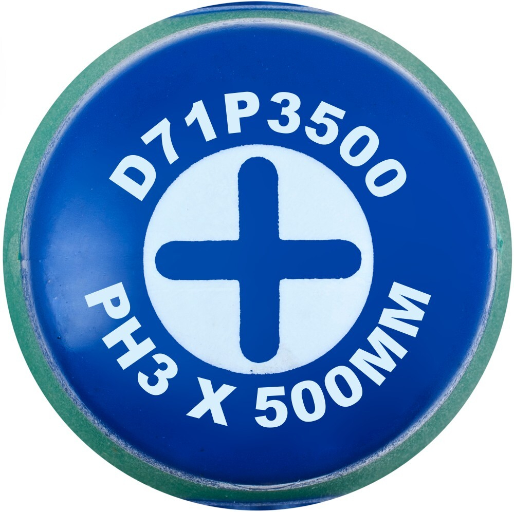 D71P3500 Отвертка стержневая крестовая ANTI-SLIP GRIP, PH3x500 мм