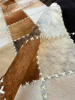 Ковер овальный натуральный Телячья шкура